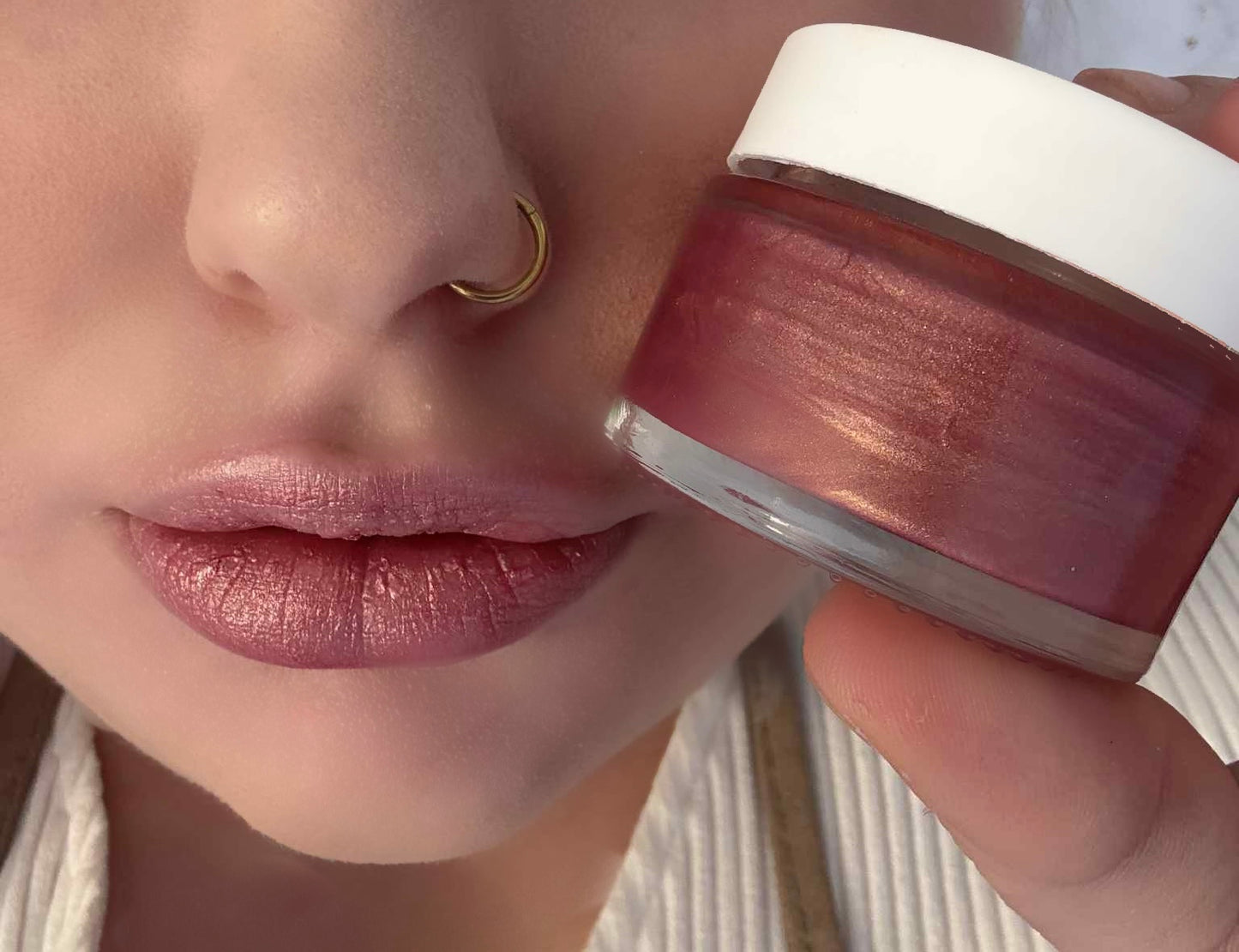 Baume à lèvres teinté - Rosy gold