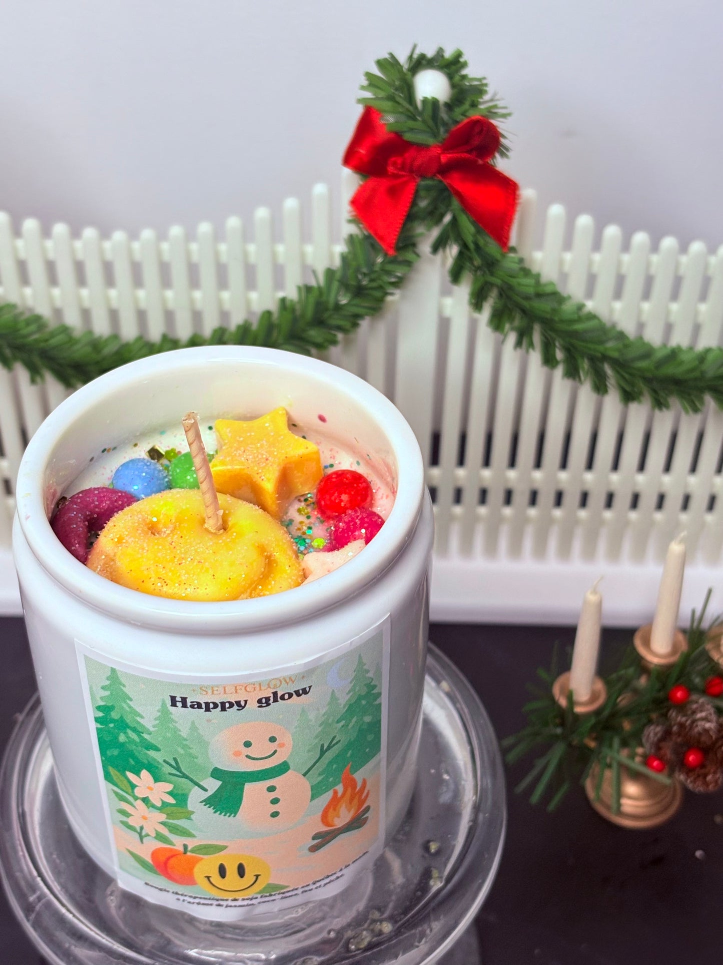 Bougie pour la santé mentale -  happy glow (pré-vente)