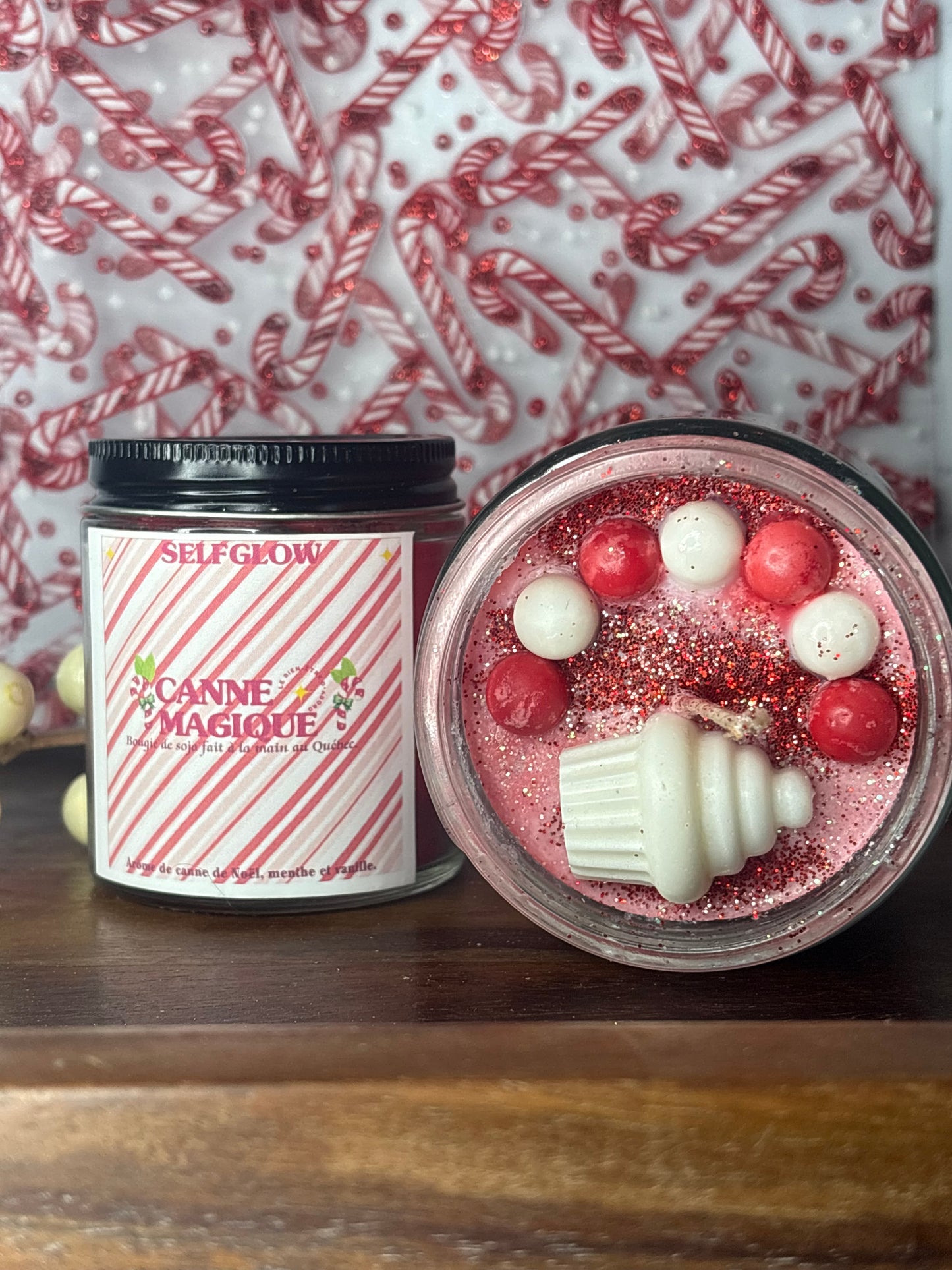 Canne magique - Bougie d'hiver