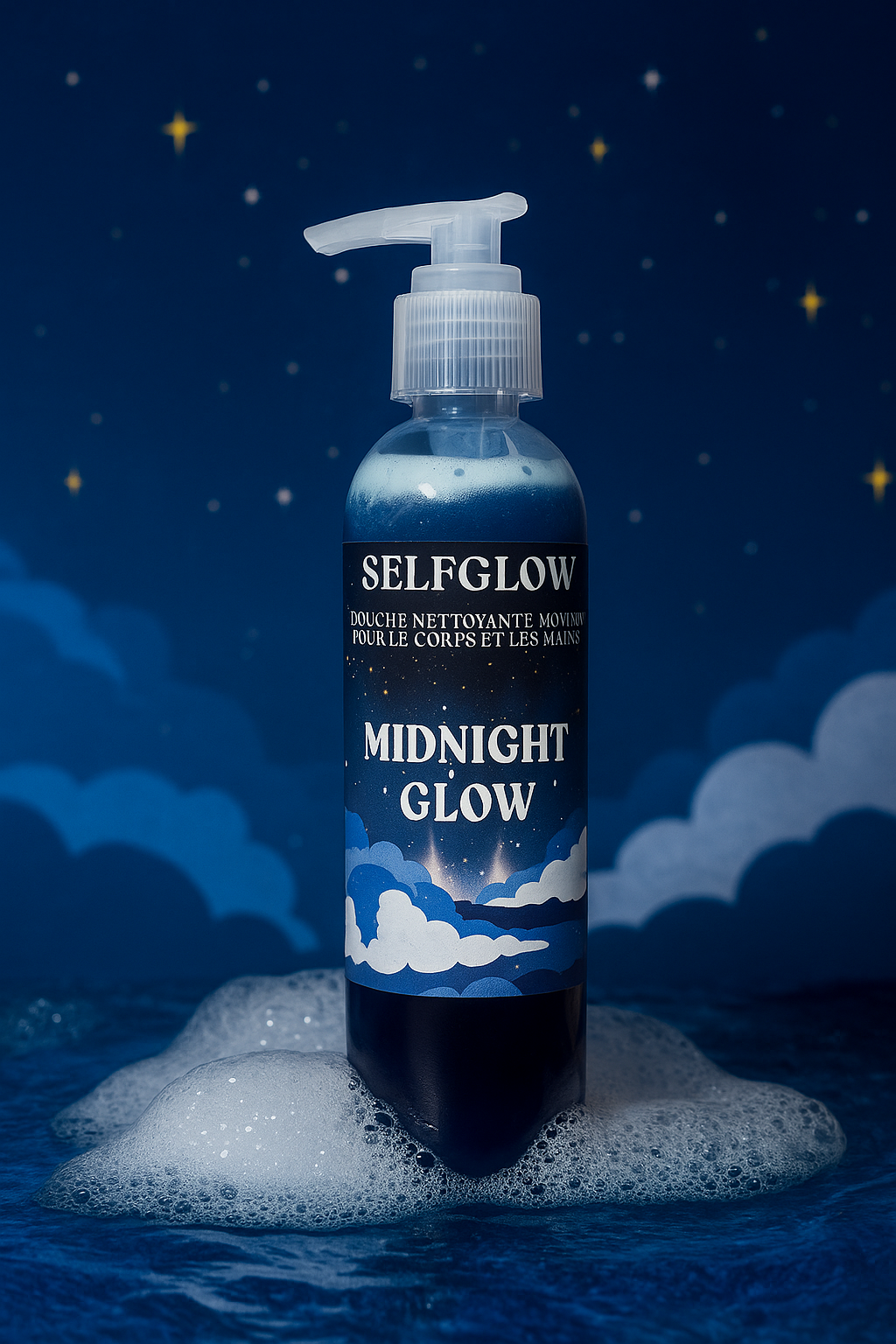 Gel douche hydratant et bain moussant - Midnight glow