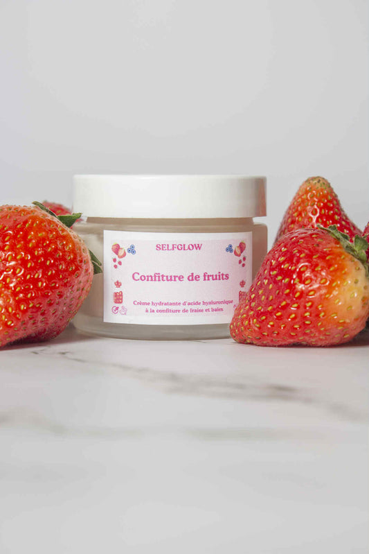 Confiture de fruits - crème hydratante